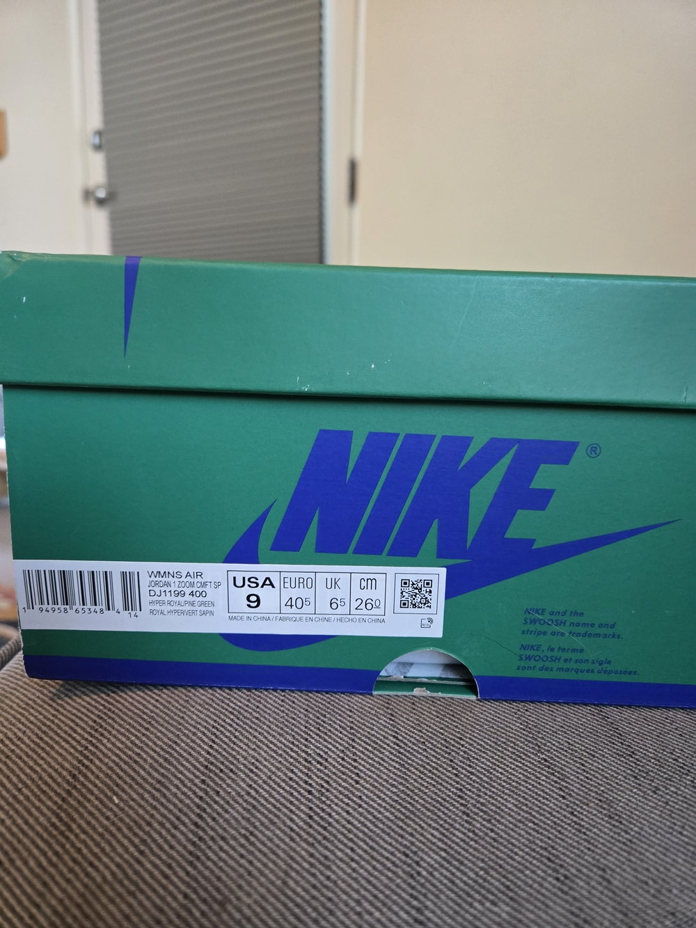 Like New Jordan 1 High Zoom Air CMFT Aleali May Califia 9 Women's - Picture 3 of 3